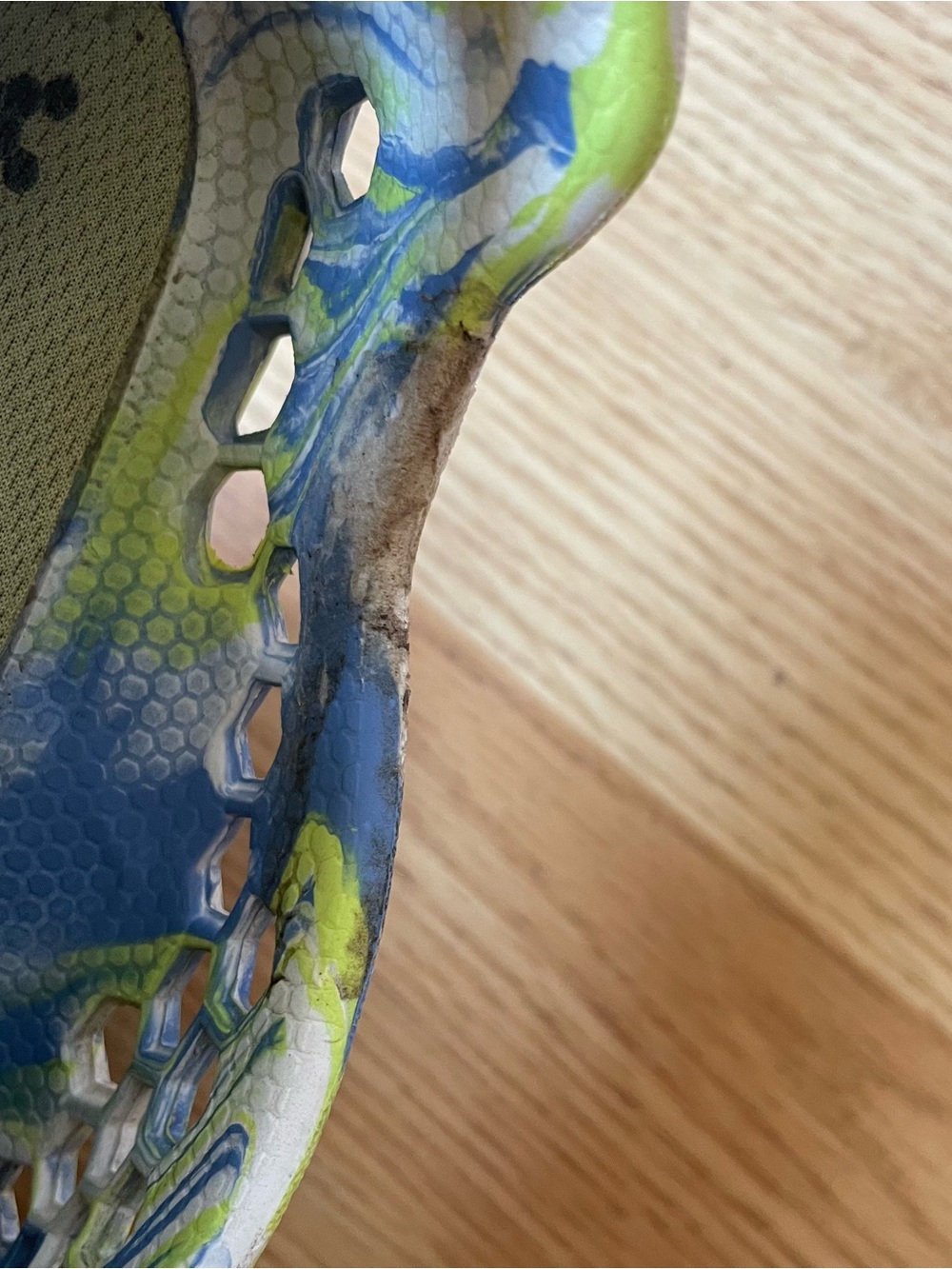 Vivo Barefoot Kids Blue and Lime Ultra Bloom Shoes - Picture 9 of 10